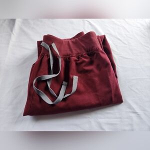 S/P FIGS Burgundy Kade Cargo Pants